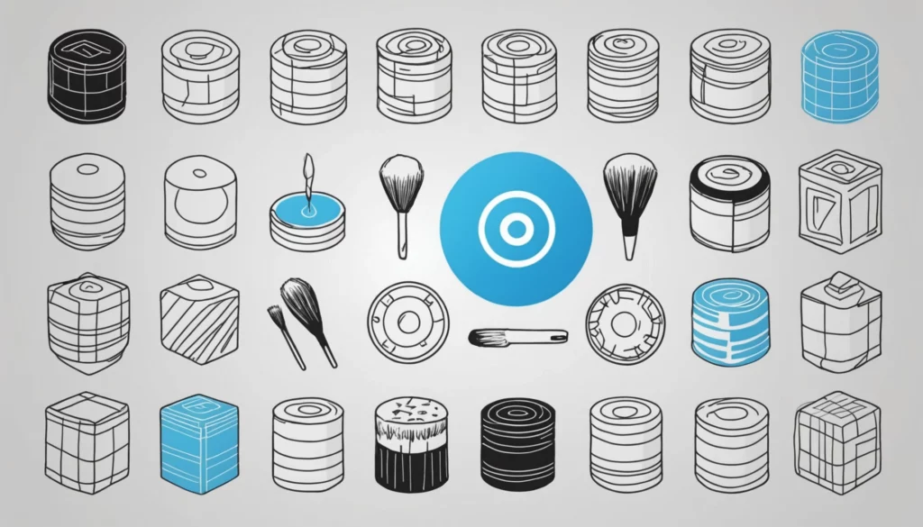 Top 25 AI Image Generators for Digital Artists, Digital art, technology concept, abstract, clean lines, minimalist, corporate blue and white, data visualization, glowing nodes