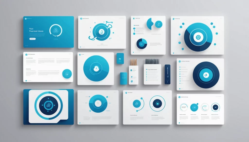 20 Best AI Image Generators for Healthcare Marketing, Digital art, technology concept, abstract, clean lines, minimalist, corporate blue and white, data visualization, glowing nodes