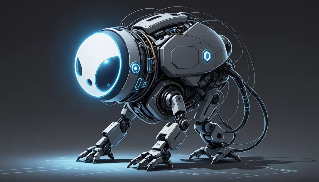 15 Best AI Art Generators for Digital Comics, Digital art, technology concept, abstract, clean lines, minimalist, corporate blue and white, data visualization, glowing nodes