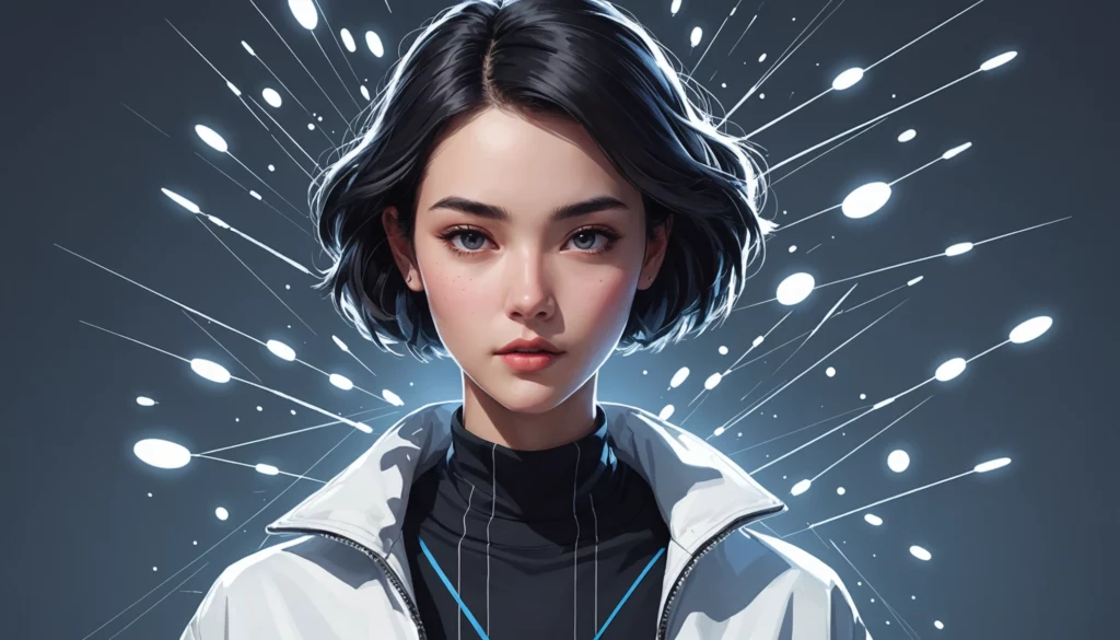 20 Best AI Engines for Fashion Editorial Visuals, Digital art, technology concept, abstract, clean lines, minimalist, corporate blue and white, data visualization, glowing nodes