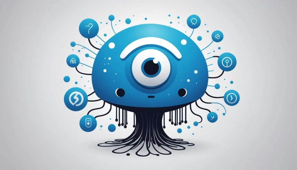 20 Best AI Image Generators for Tech Product Marketing, Digital art, technology concept, abstract, clean lines, minimalist, corporate blue and white, data visualization, glowing nodes
