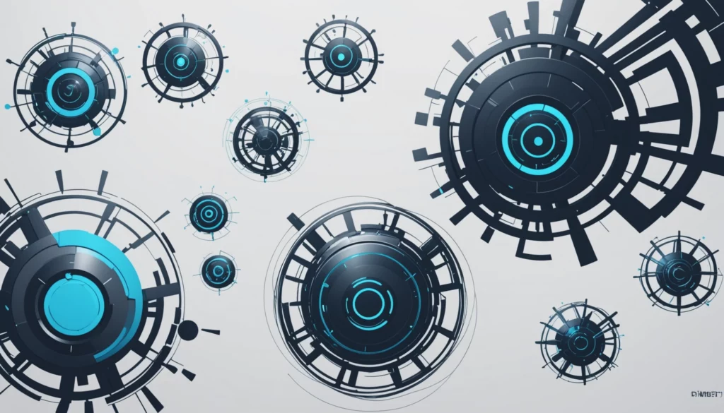 20 Best AI Engines for Creative Agencies, Digital art, technology concept, abstract, clean lines, minimalist, corporate blue and white, data visualization, glowing nodes