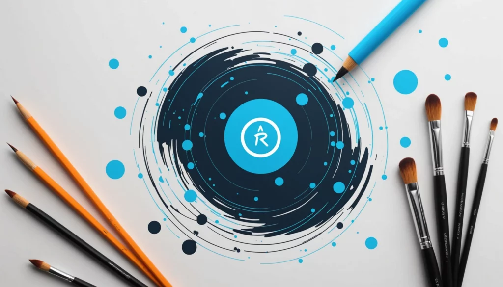 15 Best AI Image Generators for Product Launches, Digital art, technology concept, abstract, clean lines, minimalist, corporate blue and white, data visualization, glowing nodes