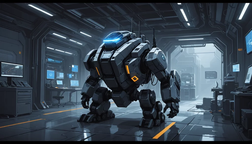 15 Best AI Engines for Video Game Studios, Digital art, technology concept, abstract, clean lines, minimalist, corporate blue and white, data visualization, glowing nodes