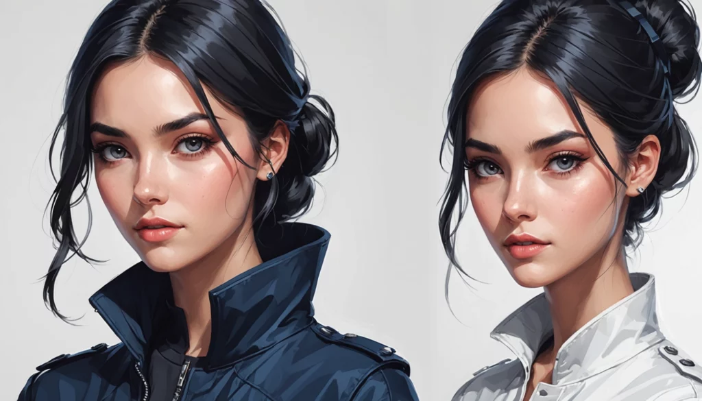 15 Best AI Art Engines for Fashion Illustrators, Digital art, technology concept, abstract, clean lines, minimalist, corporate blue and white, data visualization, glowing nodes
