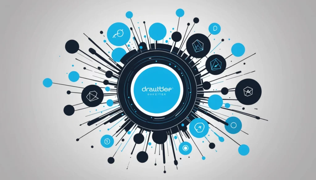 25 Best AI Image Generators for Corporate Designers, Digital art, technology concept, abstract, clean lines, minimalist, corporate blue and white, data visualization, glowing nodes