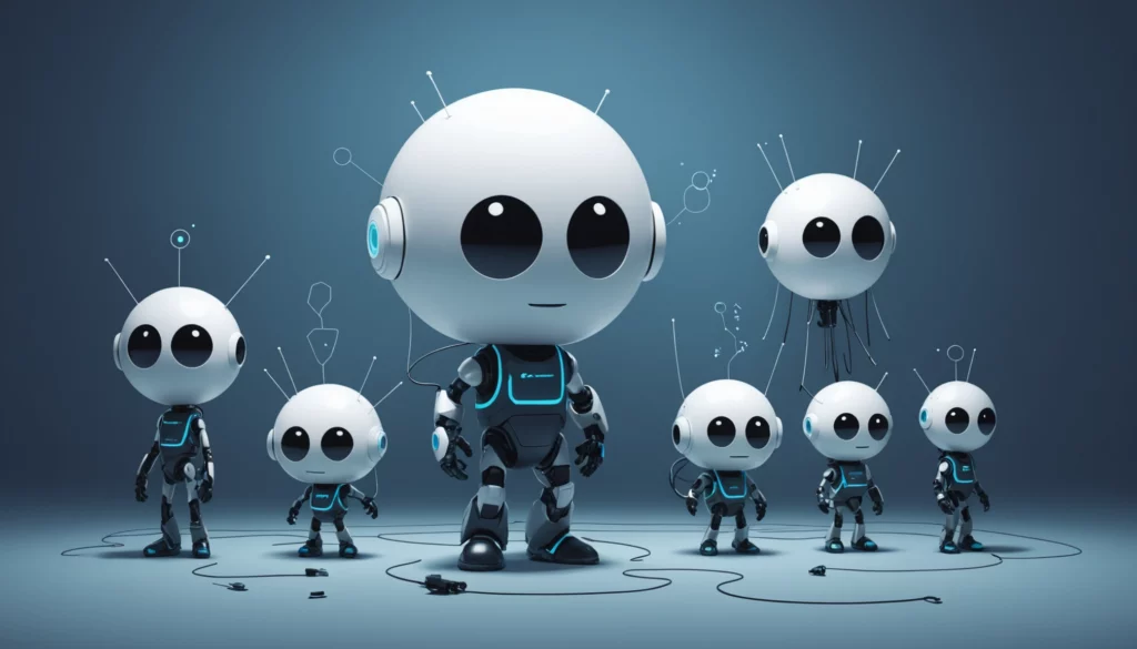 20 Best Competitors to DALL E for Designers, Digital art, technology concept, abstract, clean lines, minimalist, corporate blue and white, data visualization, glowing nodes