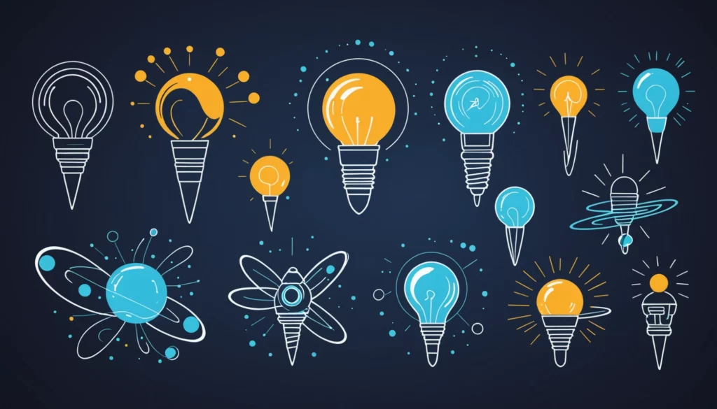 Top 25 Firefly Competitors for Digital Marketers, Digital art, technology concept, abstract, clean lines, minimalist, corporate blue and white, data visualization, glowing nodes