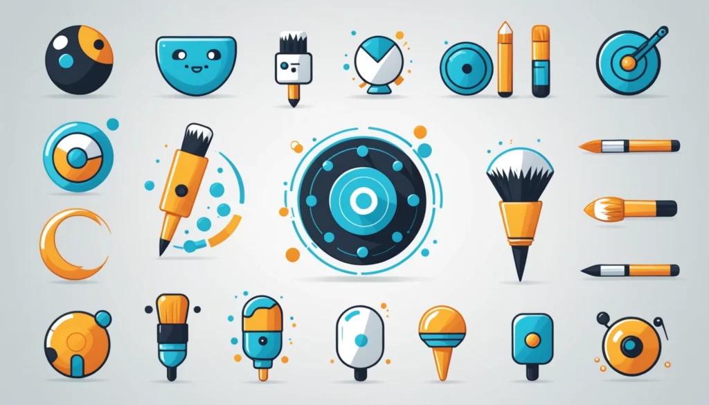 20 Best Ideogram Competitors for Product Designers, Digital art, technology concept, abstract, clean lines, minimalist, corporate blue and white, data visualization, glowing nodes