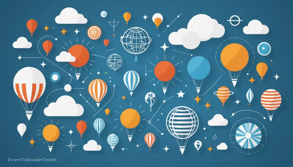 Top 25 Midjourney Alternatives for Social Media Content, Digital art, technology concept, abstract, clean lines, minimalist, corporate blue and white, data visualization, glowing nodes