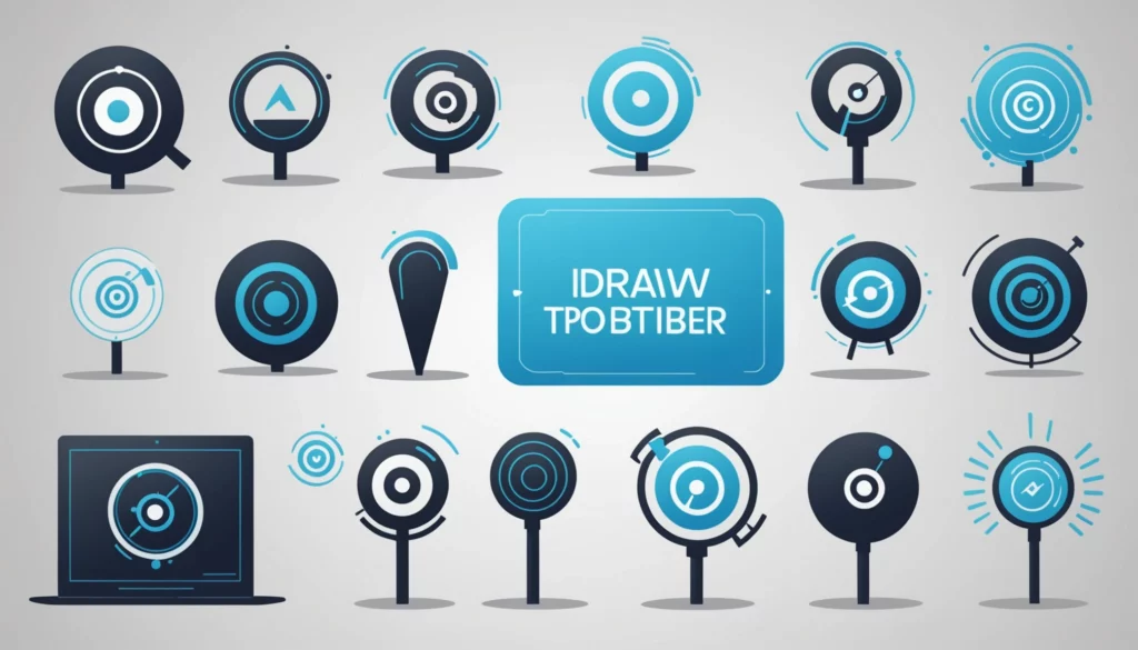 20 Best Ideogram Competitors for Game Developers, Digital art, technology concept, abstract, clean lines, minimalist, corporate blue and white, data visualization, glowing nodes