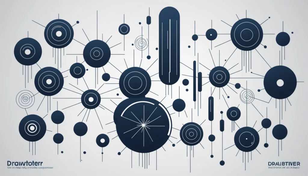 Top 25 Midjourney Alternatives for Corporate Marketing, Digital art, technology concept, abstract, clean lines, minimalist, corporate blue and white, data visualization, glowing nodes