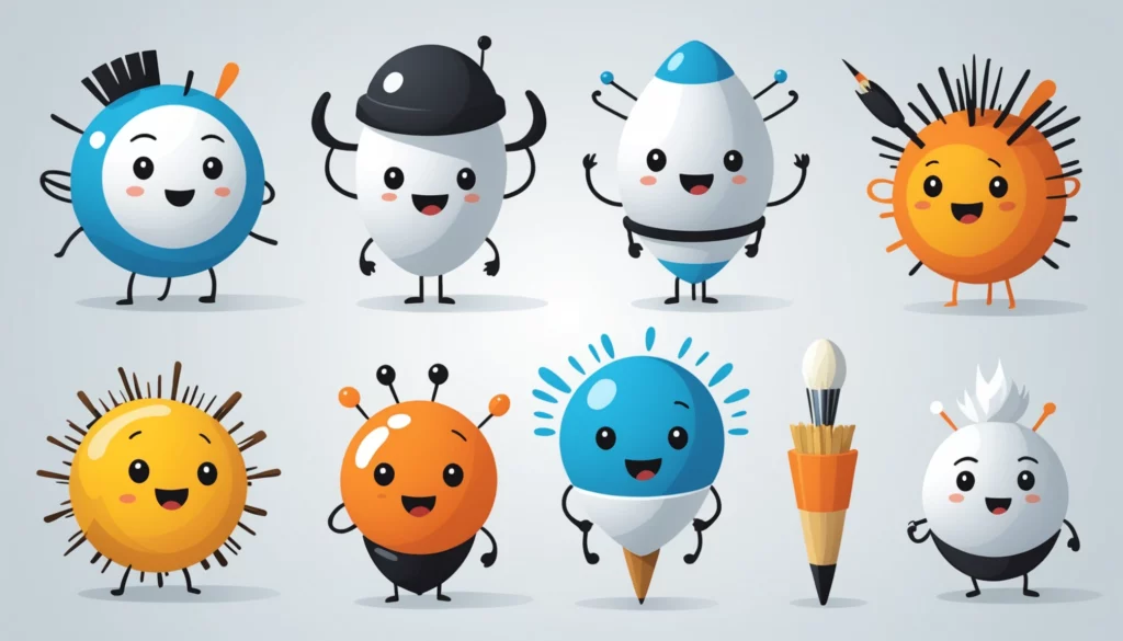 20 Best Ideogram Competitors for Advertising Campaigns, Digital art, technology concept, abstract, clean lines, minimalist, corporate blue and white, data visualization, glowing nodes