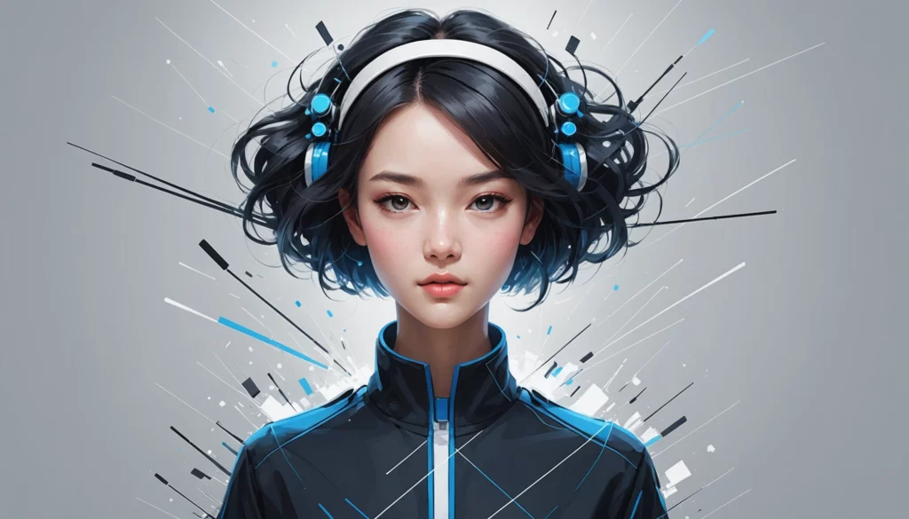 15 Best Runway AI Alternatives for Creative Production, Digital art, technology concept, abstract, clean lines, minimalist, corporate blue and white, data visualization, glowing nodes
