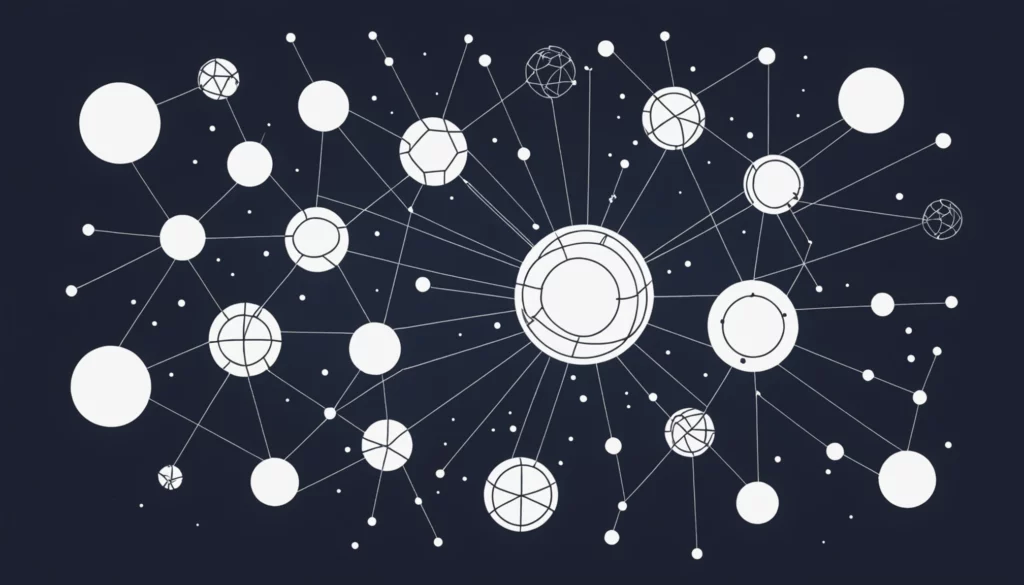 Top 25 Midjourney Alternatives for Creative Projects, Digital art, technology concept, abstract, clean lines, minimalist, corporate blue and white, data visualization, glowing nodes