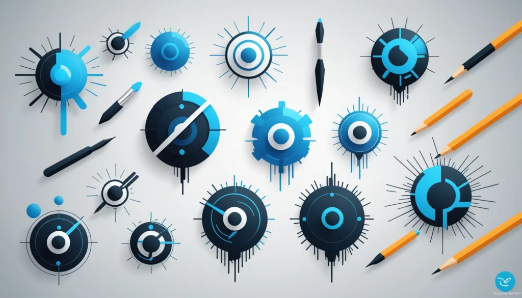 20 Best Ideogram Competitors for Concept Designers, Digital art, technology concept, abstract, clean lines, minimalist, corporate blue and white, data visualization, glowing nodes