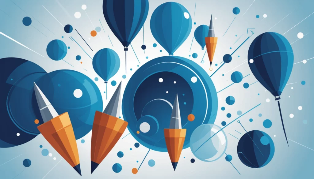 Top 25 Midjourney Alternatives for Corporate Visuals, Digital art, technology concept, abstract, clean lines, minimalist, corporate blue and white, data visualization, glowing nodes