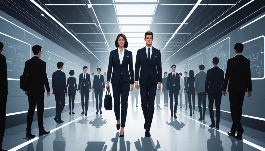 15 Best Runway AI Alternatives for Marketing Teams, Digital art, technology concept, abstract, clean lines, minimalist, corporate blue and white, data visualization, glowing nodes