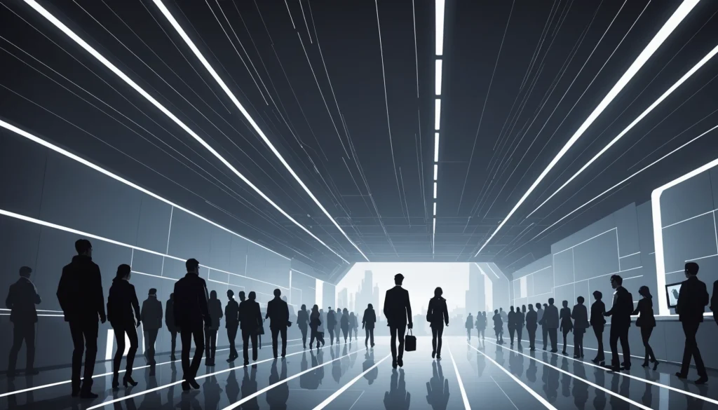 15 Best Runway AI Alternatives for Video Projects, Digital art, technology concept, abstract, clean lines, minimalist, corporate blue and white, data visualization, glowing nodes