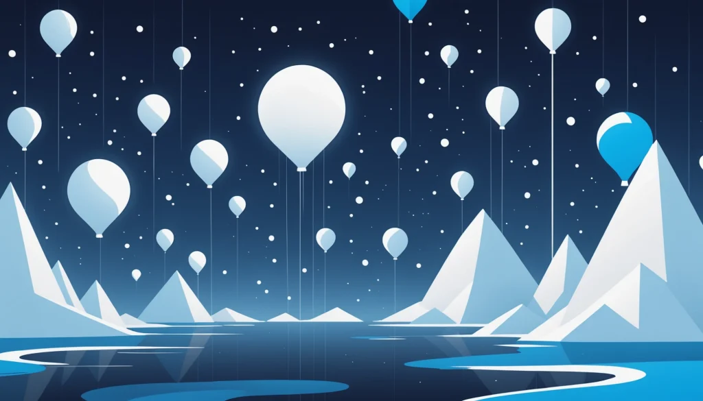 Top 25 Midjourney Alternatives for Visual Marketing, Digital art, technology concept, abstract, clean lines, minimalist, corporate blue and white, data visualization, glowing nodes