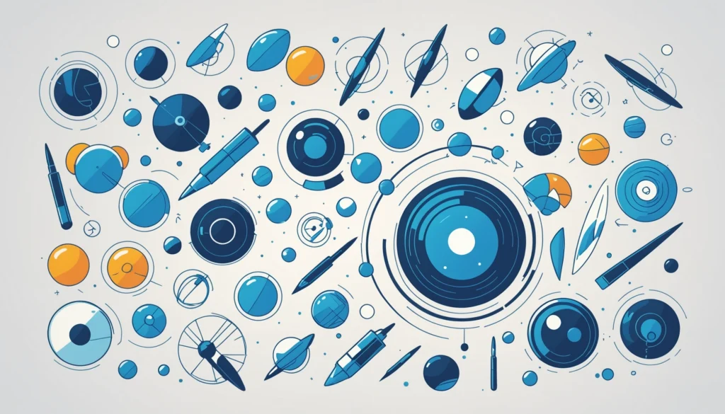 Top 25 Midjourney Alternatives for Advertising Projects, Digital art, technology concept, abstract, clean lines, minimalist, corporate blue and white, data visualization, glowing nodes