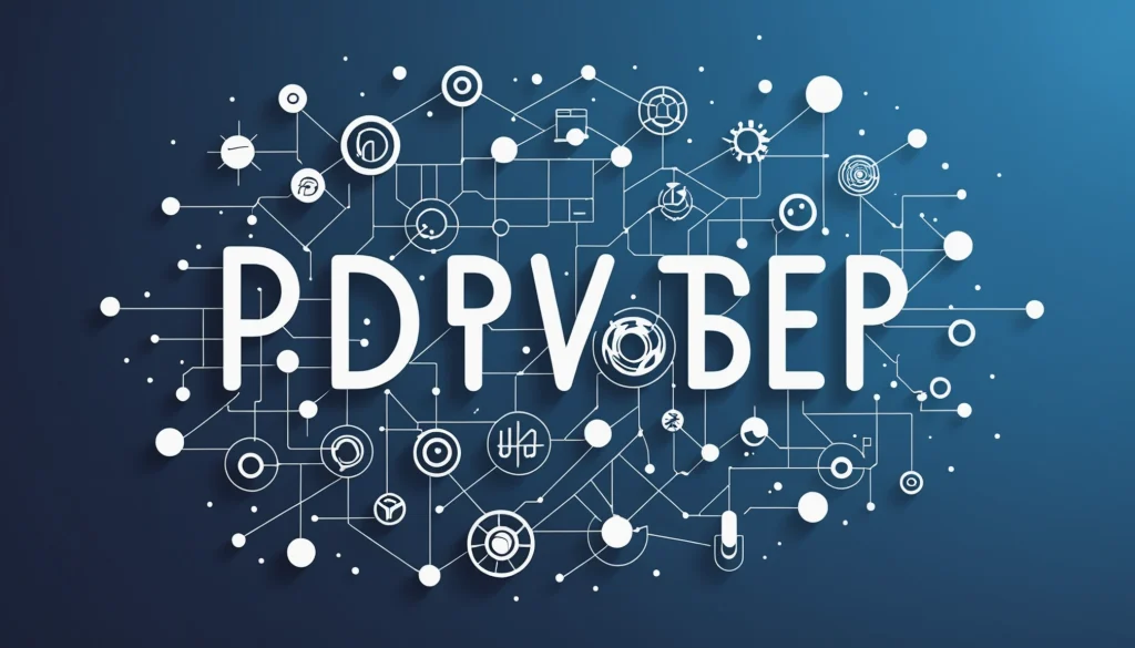 20 Best Ideogram Alternatives for Marketing Visuals, Digital art, technology concept, abstract, clean lines, minimalist, corporate blue and white, data visualization, glowing nodes