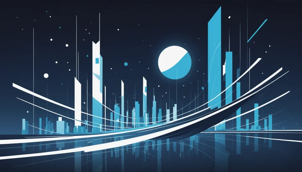 15 Best Runway AI Alternatives for Ecommerce Product Design, Digital art, technology concept, abstract, clean lines, minimalist, corporate blue and white, data visualization, glowing nodes