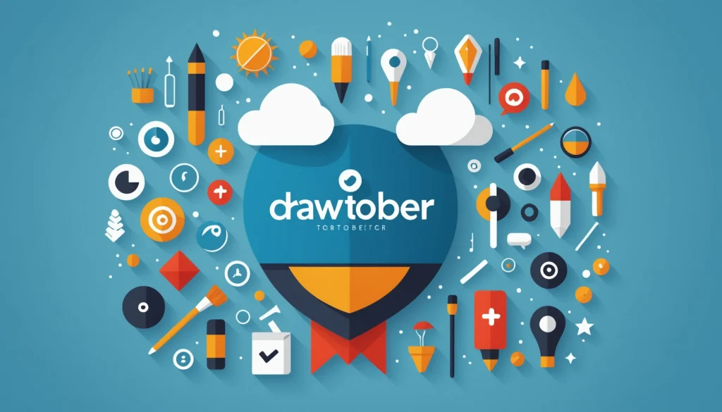20 Best Ideogram Competitors for Product Campaigns, Digital art, technology concept, abstract, clean lines, minimalist, corporate blue and white, data visualization, glowing nodes