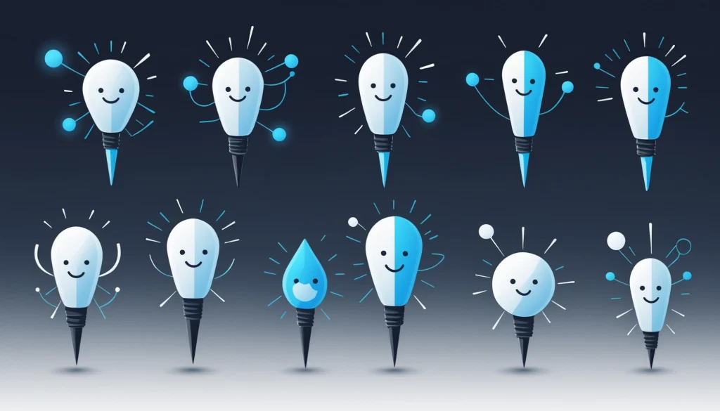 20 Best DALL E Competitors for Illustration Agencies, Digital art, technology concept, abstract, clean lines, minimalist, corporate blue and white, data visualization, glowing nodes