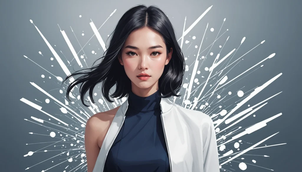 15 Best Runway AI Alternatives for Fashion Marketing Visuals, Digital art, technology concept, abstract, clean lines, minimalist, corporate blue and white, data visualization, glowing nodes