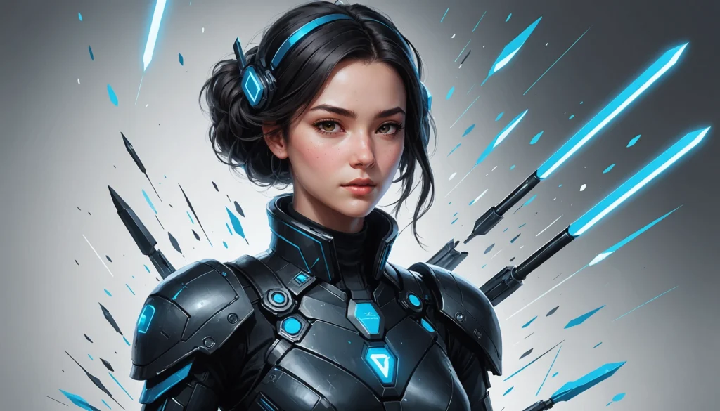 20 Best AI Inpainting Tools for Artists, Digital art, technology concept, abstract, clean lines, minimalist, corporate blue and white, data visualization, glowing nodes
